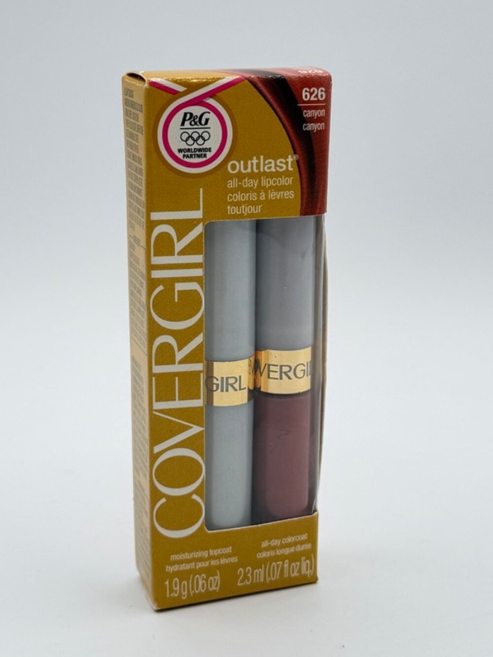 NIB Covergirl Outlast All-Day Lipcolor and Topcoat Canyon 626